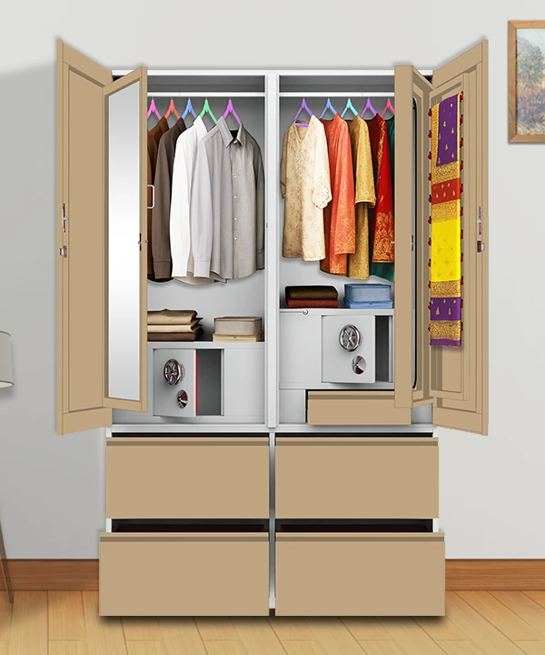 BHAGYALAXMI MODEL (NEW) - 2200X1230X610mm Triveni Almirah