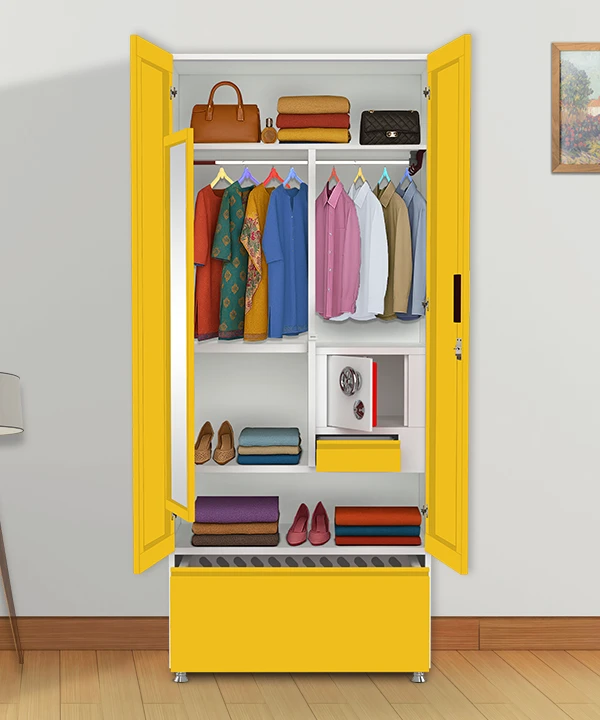 URVASHI-3 MODEL - 2200x915x590mm Triveni Almirah